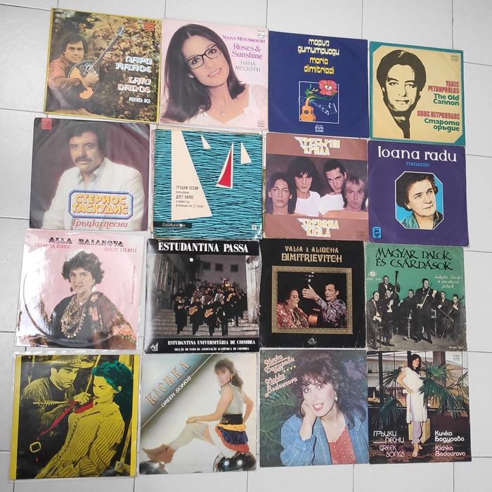 грамофонни плочи италианска, френска, руска музика др