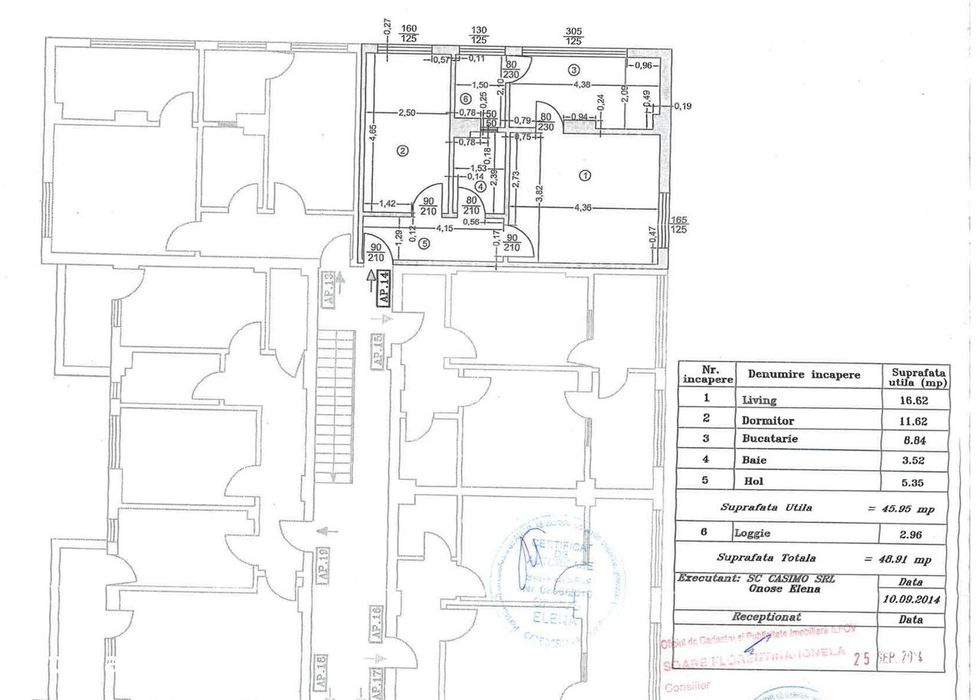 Popesti Leordeni Drumul Fermei 99F, 2 camere vanzar, Brown Residence