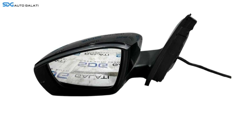 Oglinda Electrica Stanga Volkswagen Polo R 2009 - 2014 Culoare Negru Lucios Cod 8R2 857 501 J C9X [ L5708 ]