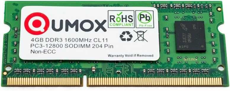 RAM памет Qumox 2x4GB DDR3 1600Mhz SODIMM