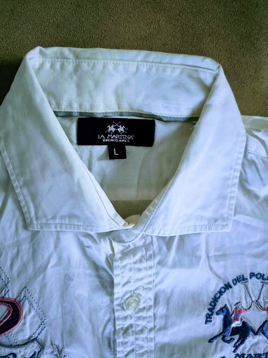 Cămașă La Martina Polo L nu Tommy Hilfiger Gant Lacoste
