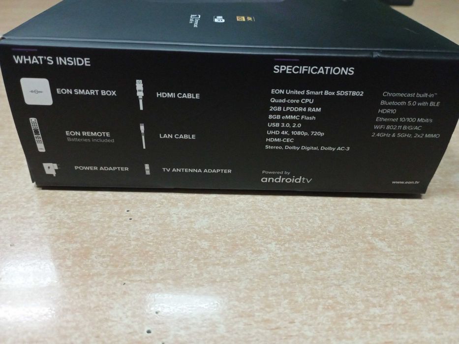 Нов EON TV приемник TVBOX