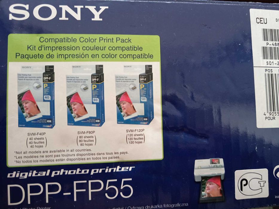 Sony комплект фотобумага