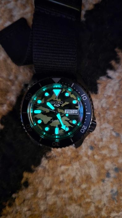 Vand  Seiko 5 Street Style Sports SKK Camouflage SRPJ37K1