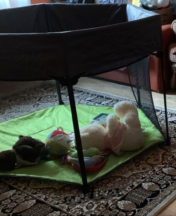 Кошара за игра Lionelo Roel, зелена