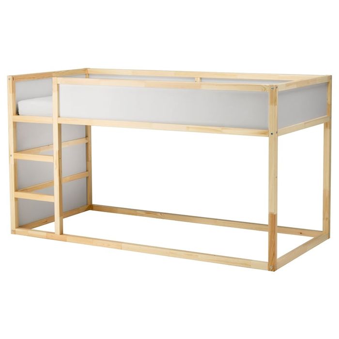 Vand pat copii reversibil IKEA + saltea