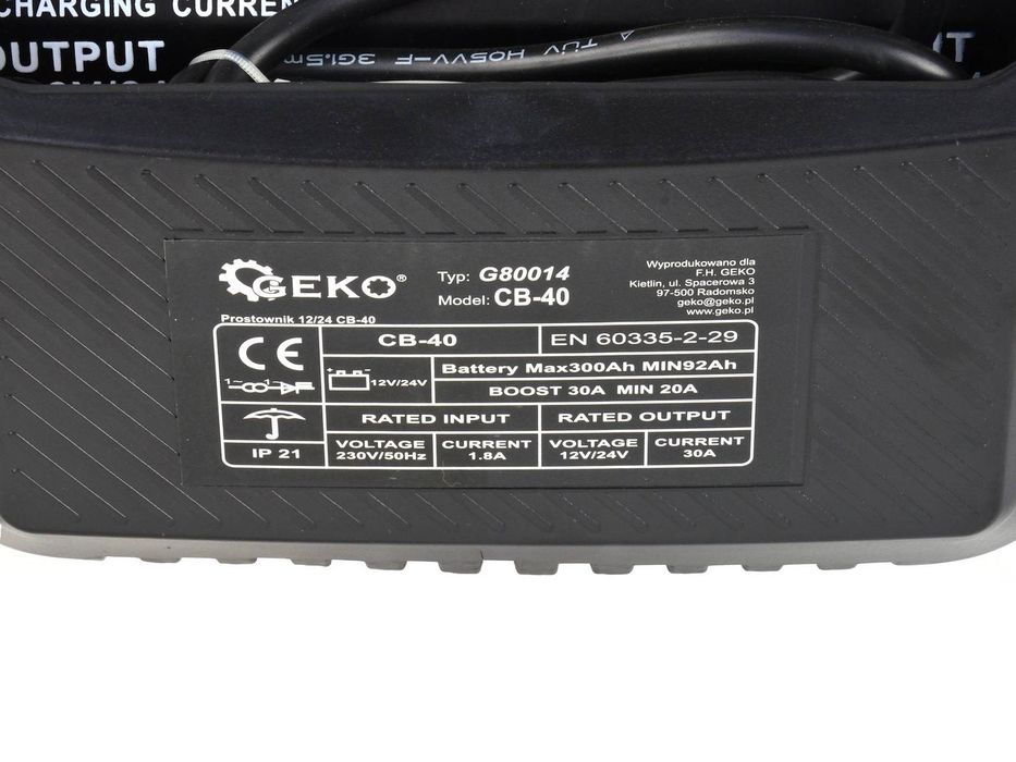 Зарядно устройство 12/24v cb-40 20-30a за автомобилни акумулатори 60-2