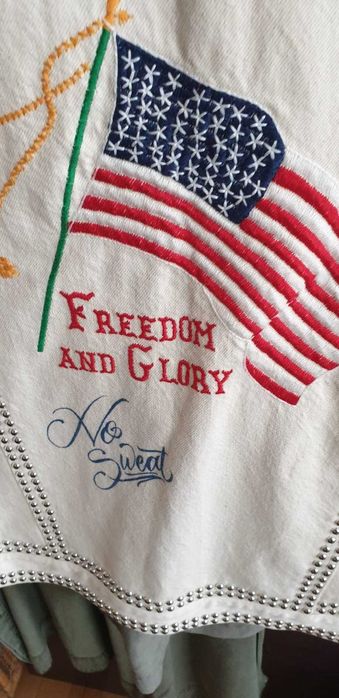 Geaca denim alba Tommy Hilfiger, nou nouta