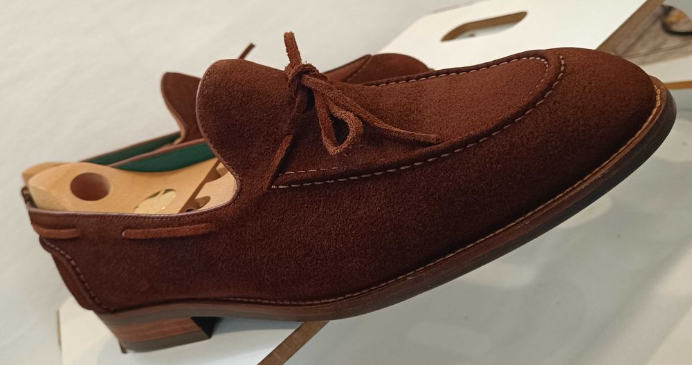 Pantofi loafer tassel 45 premium Massimo Dutti NOI piele naturala