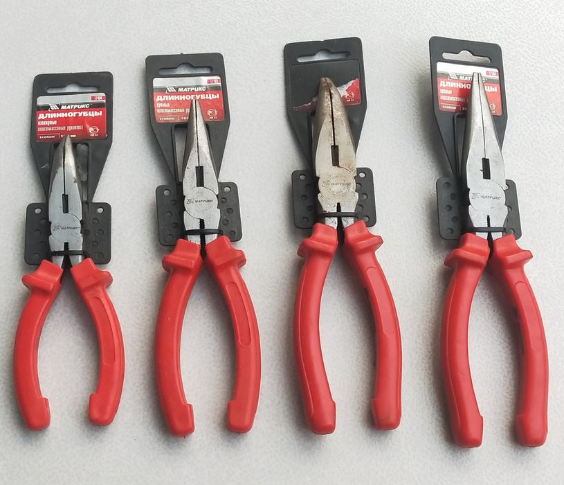 Длинногубцы. Инструмент. Matrix. Плоскогубцы. Круглогубцы.