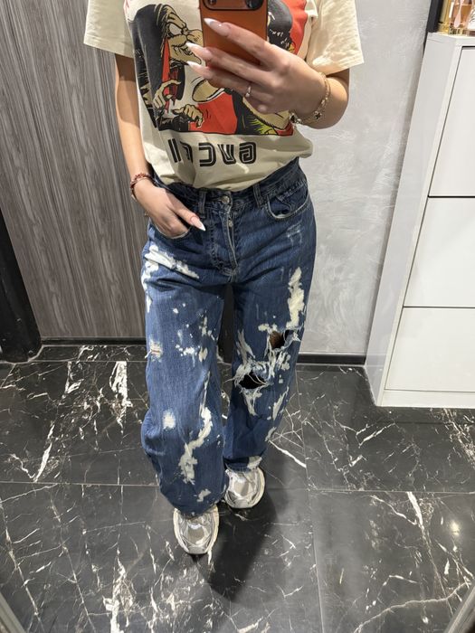 Дамски дънки с размер