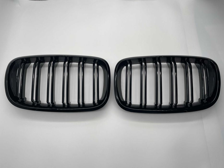 Grila dubla neagra compatibila BMW E70 E71 X5 X6