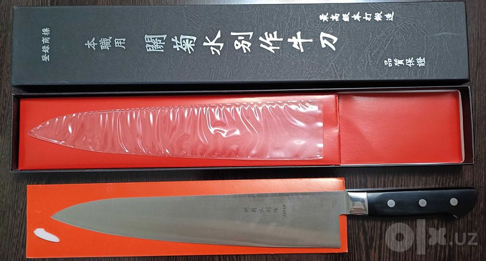 Настоящий Японский шеф-нож "Nakiri". (Original)