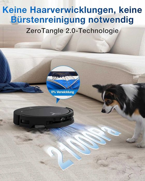 Прахосмукачка робот Ecovacs Deebot T50 Omni Gen2  21.000Pa всмукателна мощност