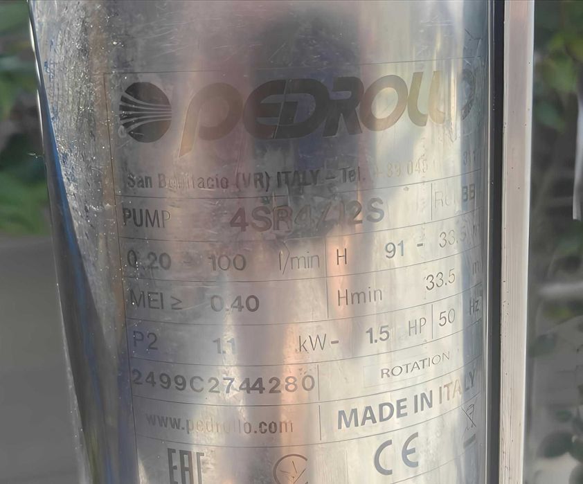 Vand pompa submersibila Pedrollo 4SR 4/12-S