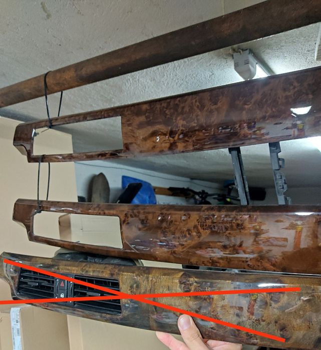 2 бр. Интериорни лайсни BMW E60 E61 Махагон