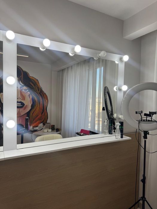 Зеркала с подсветкой парихмахерское