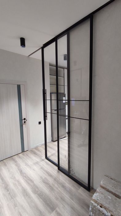 Лофт перегородки раздвижные купе гармошка каскадные