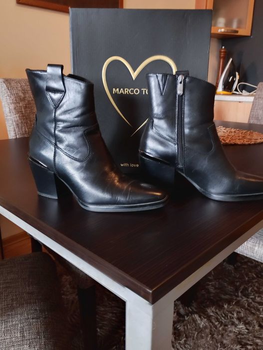 Дамски боти от естествена кожа