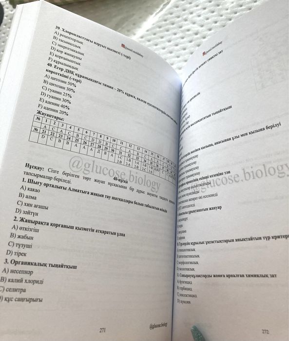 Glucose тест жинақ(40) 2026 жылғы кітапша