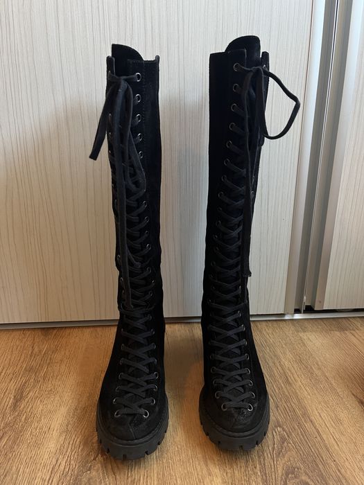 Cizme piele intoarsa Musette