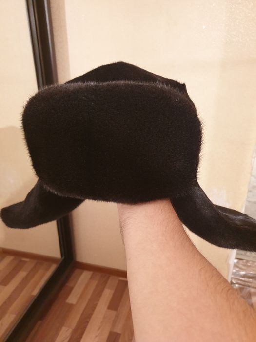 Продам норковую шапку ушанку