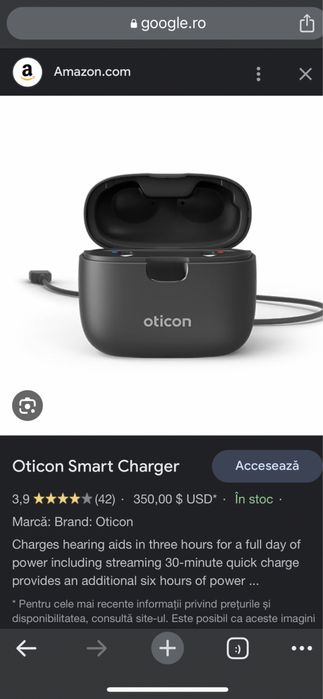 Încărcător inductiv Smart Oticon Minirite R