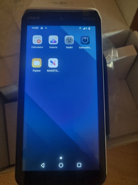 Pos Terminal pax A8900 cititor carduri si casa marcat nou