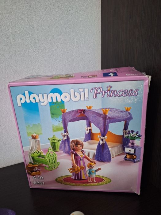Playmobil Princess - Camera prințesei cu leagăn (6851)