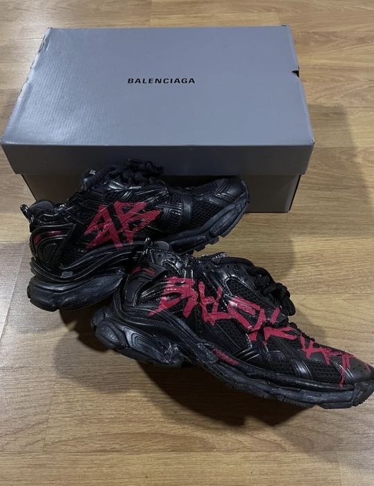 Sneakers balenciaga runner graffiti black