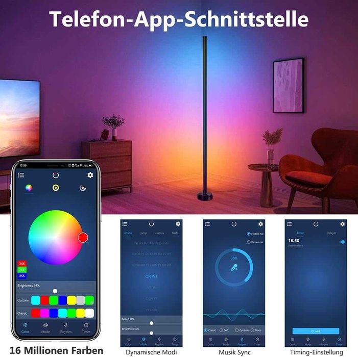Lampa RGB 120 cm