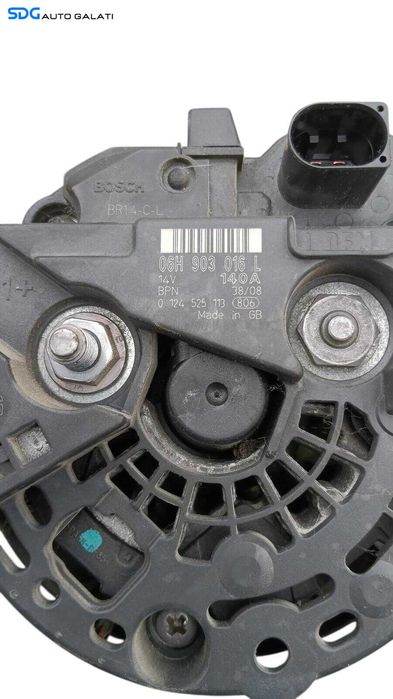 Alternator 140A BOSCH Audi A5 8T 2.0 TFSI CDNB CDNC 2008 - 2017 Cod 06H903016L [M8188]