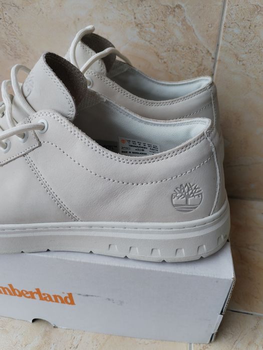 timberland Maple Grove Trainer for Men in White - мъжки кожени кецове