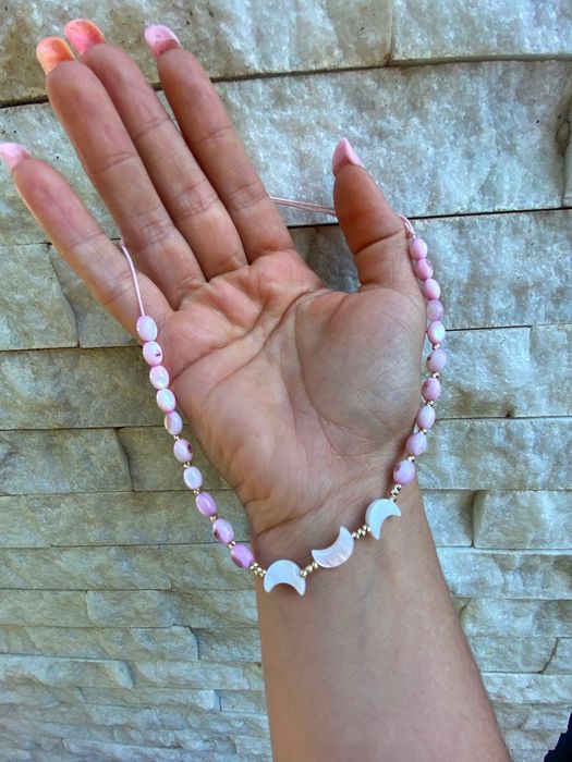 Colier cu sideg si bilute aur 14 k