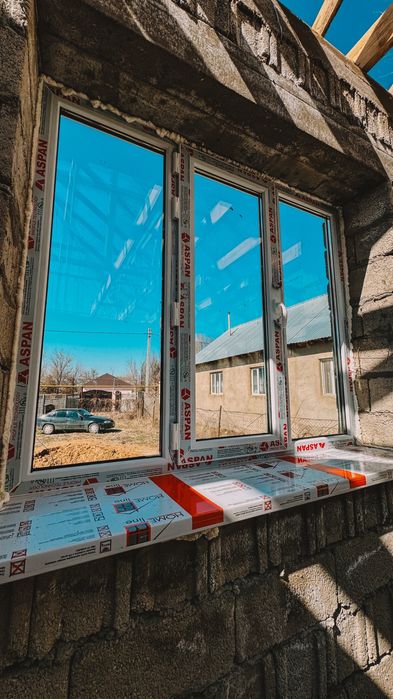 Пластиковые окна двери  УСТАНОВКА