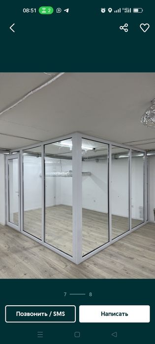 Пластиковые перегородки. Окна и двери