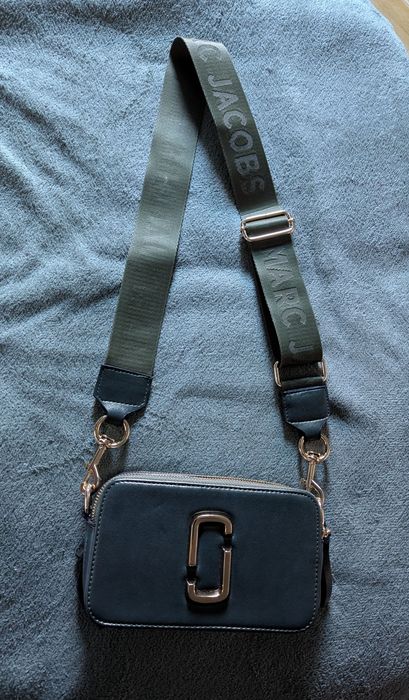Marc Jacobs Green Snapshot geantă crossbody