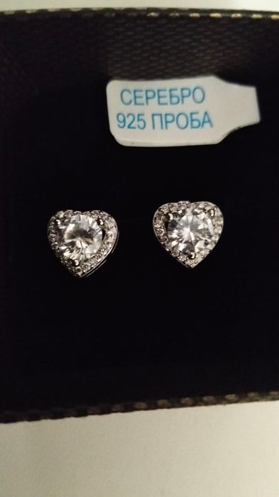 Серьги пусеты СЕРЕБРО, 925 проба