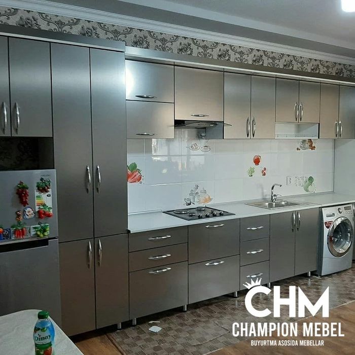 Замонавий ошхона мебеллари Hi tech услубида. Кухонный гарнитур