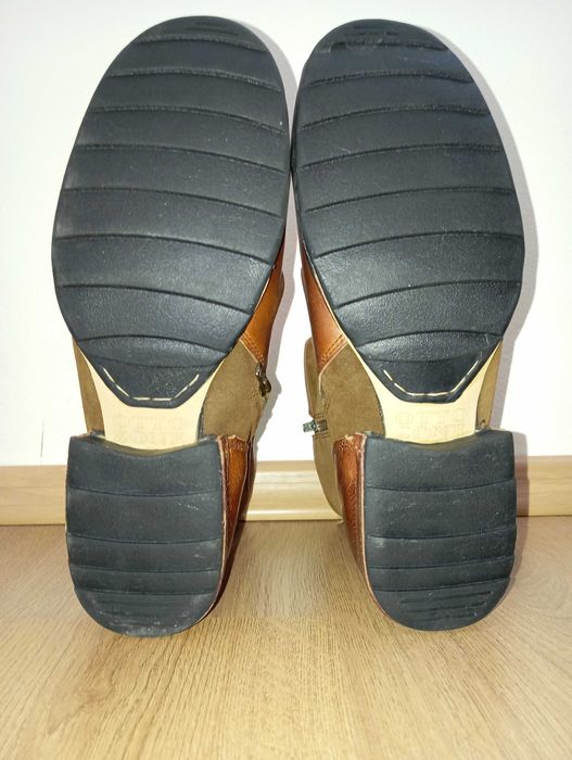 Боти от естествена кожа за моторджии, рокери ...