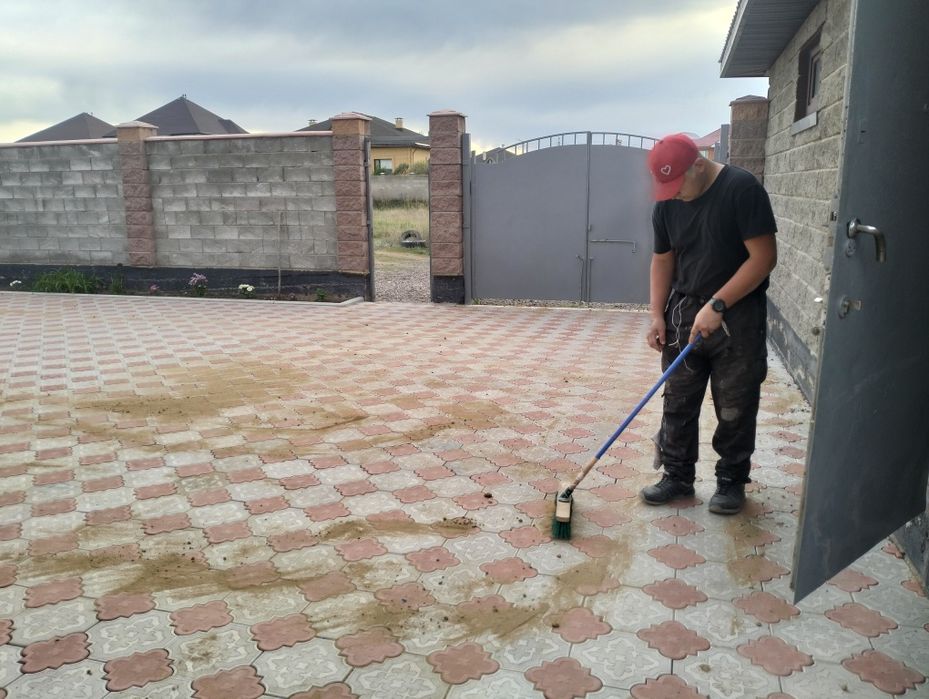 Укладка брусчатки