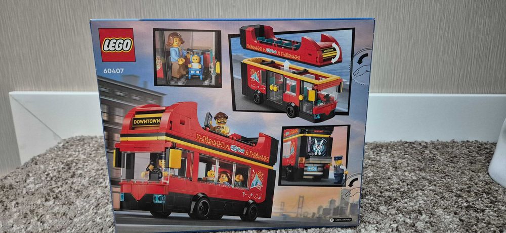 Lego City Червен двуетажен автобус за обиколка