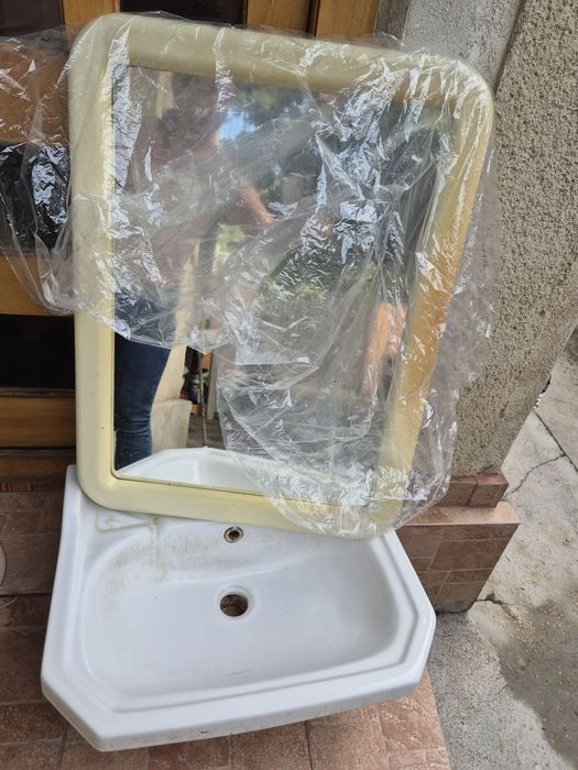 Oglinda baie + chiuveta