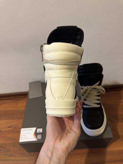 Rick Owens Lido Geobasket Black Milk