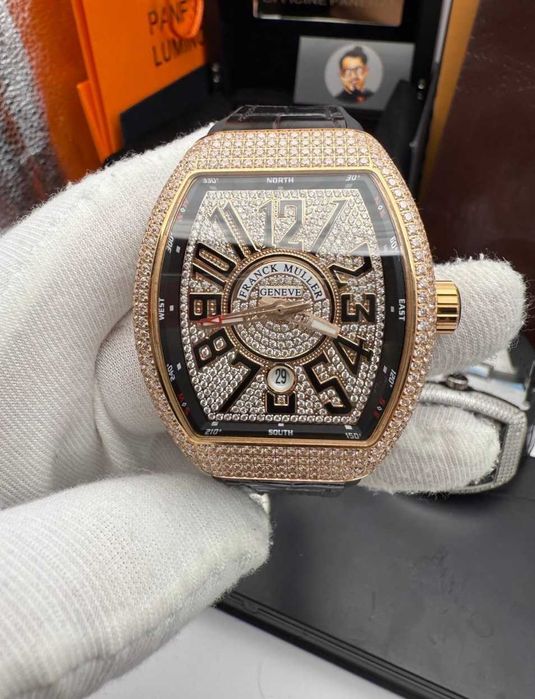 franck muller vanguard yachting пълен диамант