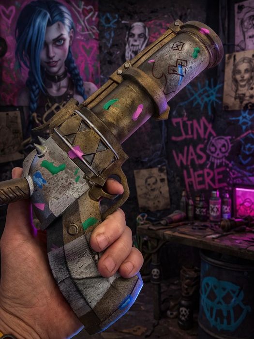 Arcane Jinx Gun Cosplay оръжие Джинкс
