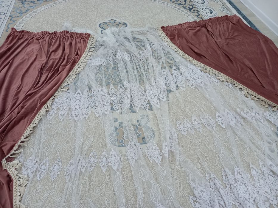 Штор с тюлью 10000