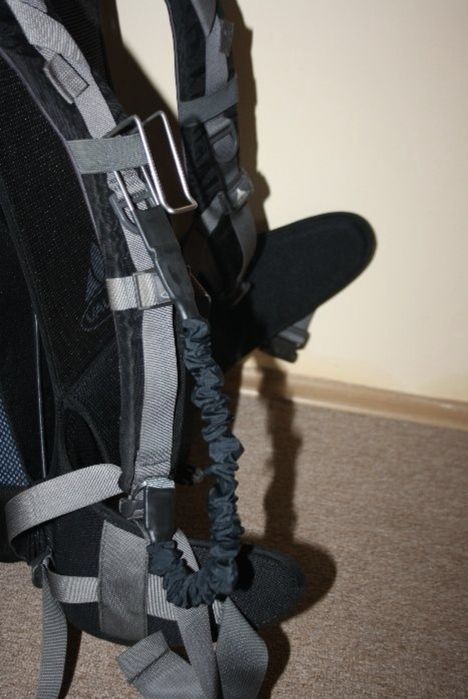 Prindere rapida schiuri pe rucsac ski alpinism