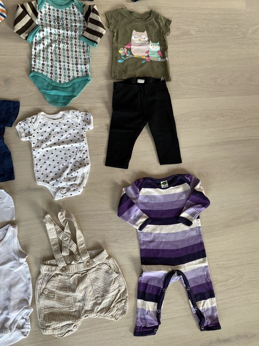 Vând lot haine băieți (4-6 luni) 68 cm.