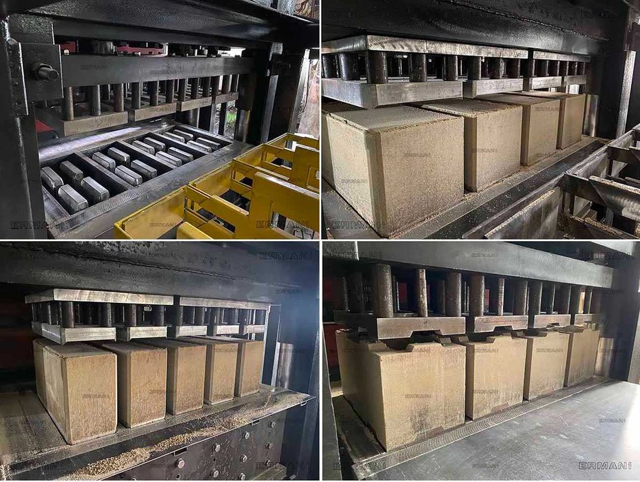 ERMANI hiper-500AT - hiperpress pentru producția de blocuri